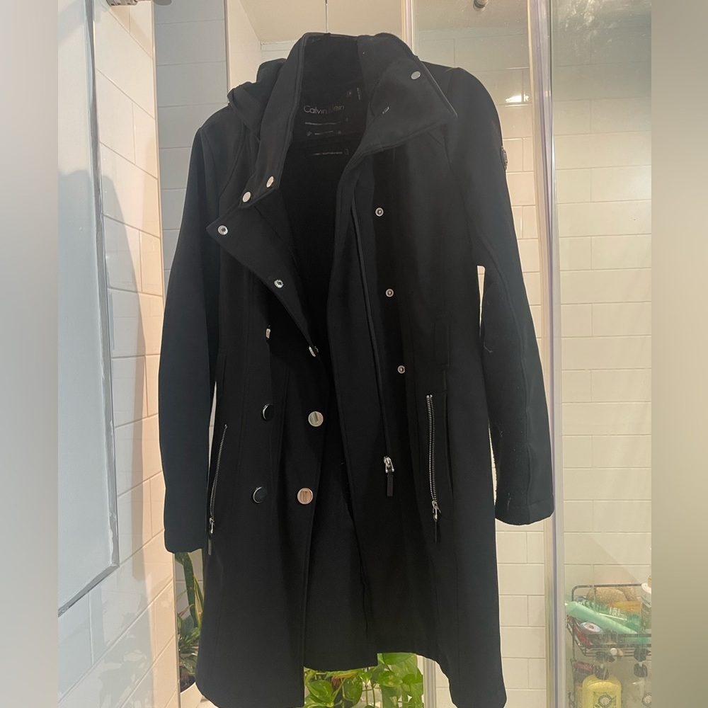 Calvin Klein rain trench coat